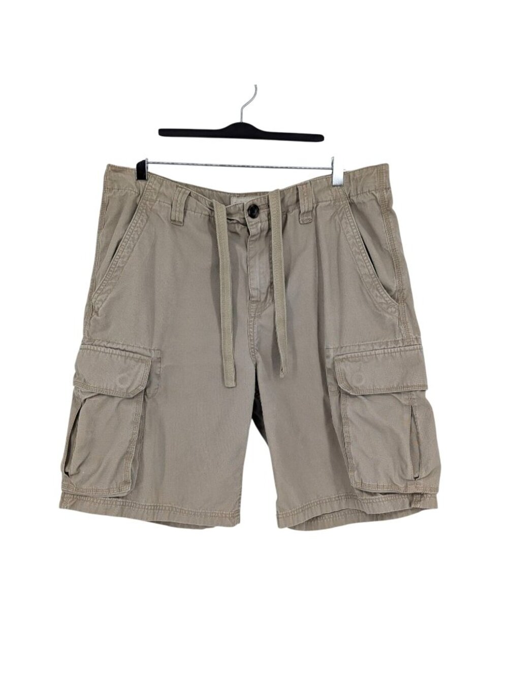 Vtg Anchor Blue Y2K Khaki Cargo Shorts Skate Utility Baggy Work Gorpcore Size 36